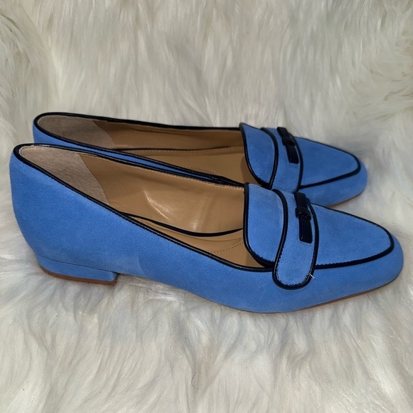 Talbots Vibrant Blue Women's Loafers - Picture 5 of 7